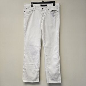 Jessica Simpson Sunset Boot Leg Jean White 32